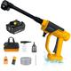Teetok - Cordless Pressure Washer, 18v Jet Wash 6 In 1 Nozzle, Foam Pot, 16ft Hose For Patio Cleaning And Car Washing, Portable Power Washer