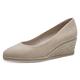 Keilpumps TAMARIS Gr. 37, beige Damen Schuhe Keilpumps