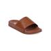 Women's Embossed Pool Slide Sandal by GaaHuu in Brown (Size S(5/6))