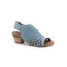 Women's Lacey Sling Back Heel by Bueno in Denim (Size 42 M)