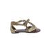 DV by Dolce Vita Sandals: Brown Print Shoes - Women's Size 8 1/2 - Open Toe