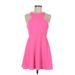 NBD X the NAVEN twins Casual Dress - A-Line: Pink Solid Dresses - Women's Size Medium