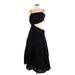 CAARA Casual Dress - Midi: Black Print Dresses - New - Women's Size Medium