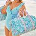 Lilly Pulitzer Bags | New Lilly Pulitzer Weekender Bag In Surf Blue Soleil It On Me | Color: Blue/Pink | Size: Os