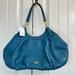 Coach Bags | Coach Refined Teal Pebbled Leather Lily Shoulder Bag 12155 | Color: Blue | Size: Os