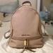 Michael Kors Bags | Michael Kors Blush Pink Rhea Medium Backpack | Color: Pink | Size: Os