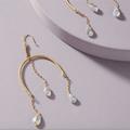 Anthropologie Jewelry | Anthropologie Rania Drop Earrings | Color: Gold | Size: Os