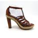 Coach Shoes | Coach Sz 8 Delanie Delane Cognac Leather Strappy Platform Espadrille Sandals | Color: Brown/Tan | Size: 8