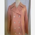 J. Crew Jackets & Coats | J. Crew Wool Pea Coat Faded Guava Pink Nwot - Size 6 | Color: Pink | Size: 6