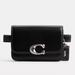 Coach Bags | Coach Bandit Card Case Belt Bag Wallet In Silver/Black Full Grain Leather Nwt | Color: Black/Silver | Size: Os