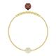 Swarovski Women's Ladybug Strand Bracelet, Brilliant White Crystals with Gold-tone Plated Metal, Magnetic Closure, from the Swarovski Remix Collection