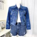 Madewell Jackets & Coats | Madewell The Boxy-Crop Jean Jacket Women’s Size Xs | Color: Blue | Size: Xs