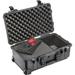 Pelican 1510TPF Carry-On Case with Trekpak Divider System and Foam (Black) 015100-0150-110