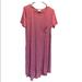 Lularoe Dresses | Lularoe Pink Carly Dress, Medium. | Color: Pink | Size: M