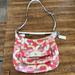 Coach Bags | Coach Kristin Chain Link Sateen & Patent Leather Hobo Shoulder Bag Style | Color: Pink/Red | Size: Os