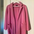 J. Crew Jackets & Coats | J Crew Pink Knit Blazer Jacket Size S | Color: Pink | Size: S