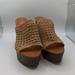 Jessica Simpson Shoes | Jessica Simpson Woven Shelbie Sandals 9.5 | Color: Brown/Tan | Size: 9.5