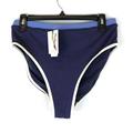 Jessica Simpson Swim | Jessica Simpson Women’s Blue High Rise Bikini Bottom Size M | Color: Blue | Size: M