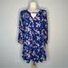 American Eagle Outfitters Dresses | American Eagle Outfitters Cobalt Blue Multicolor Floral Dress | Color: Blue/Pink | Size: S