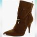 Jessica Simpson Shoes | Jessica Simpson Women’s Faux Suede Brown Heel Fashion Boot Size 8 | Color: Brown | Size: 8