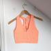 Free People Intimates & Sleepwear | Free People Movement Peach Horizon Free Throw Ribbed Tank Top New Size M/L | Color: Orange | Size: M