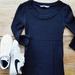 Athleta Dresses | Athleta Rib Knit Cashmere Blend Sweater Dress | Color: Black | Size: Xs