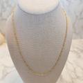 J. Crew Jewelry | J.Crew Demi-Fine 14k Gold-Plated 20" Mixed Link Chain Necklace Nwot | Color: Gold/Silver | Size: Os