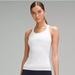 Lululemon Athletica Tops | Lululemon Ebb To Street White Tank Top, Size 6 | Color: White | Size: 6