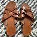 Madewell Shoes | Madewell The Boardwalk Woven Slide Sandal - Size 11 Brown | Color: Brown | Size: 11