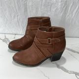 American Eagle Outfitters Shoes | American Eagle Cognac Ankle Boots | Color: Brown | Size: 7.5