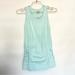 Athleta Tops | Athleta Seamless Tank Top Size Medium Teal Blue Racerback Ruched Side | Color: Blue | Size: M