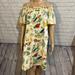 J. Crew Dresses | Adorable J. Crew Women’s Off Shoulder Hawaiian Dress Sz 12 | Color: Cream/Red | Size: 12