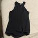 Lululemon Athletica Tops | Lulu Lemon Open Back Tank | Color: Black | Size: 2