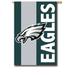 Philadelphia Eagles 28" x 44" Double-Sided Embellish House Flag