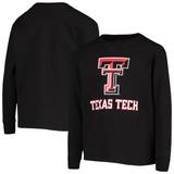Youth Champion Black Texas Tech Red Raiders Lockup Long Sleeve T-Shirt