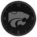 Gray Kansas State Wildcats 12'' Slate Clock