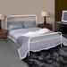 Durable Black Metal Full Size Bed Frame - Ample Storage, Vintage-Style Headboard, Simple Assembly