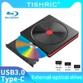 TISHRIC POP-UP Mobile External DVD-RW ODD HDD Device USB 3.0 Type C cable CD DVD Reader CD DVD Drive