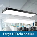 Lampe LED Suspendue Simple de Grande Taille pour Salle de Conférence Luminaire de Plafond Salle à