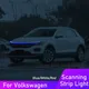 DRL LED Strip Car Hood Light For Volkswagen Magotan TCROSS Passat Tiguan CC 12V Scanning Effect