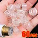 20/60pcs Faucet Threaded Pipe Clear Plugs Leak-proof Sealing Gaskets Plastic Washer Triangle Valve