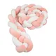 1M-4M Braided Baby Bed Bumper Handmade Cushion Knotted Braid Pillow Soft Pad Baby Room Decor