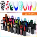 LILYCUTE – Kit de vernis à ongles en Gel 14/10 couleurs 5ml Design pour dessin d'ongles UV/LED