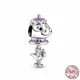 925 Pandora's Curse Disney Teapot Charm Beads Suitable for Pandora Original Ladies DIY Bracelets