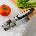 Aiguiseur rapide de couteaux de cuisine anciers de pierre à aiguiser domestique gadget d'affûtage