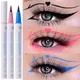 Waterproof Matte Colorful Liquid Eye Liner Pencil Black Blue Long Lasting Color Eyeliner Pen Makeup