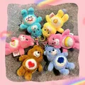 Kawaii Carebear Rainbow Bear Cartoon Plush Soft Plush Doll Keychain Carebear Girls Y2K High Quality