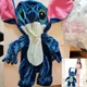 110/130cm Disney Lilo and Stitch Plush Toys Pixar Anime Big Stich Angel Doll Pillow Semi-finished