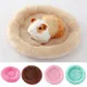 Guinea Pigs Bed Hamster Bed Round Shape Keep Warm Sleeping Bed Hedgehog Chinchilla Rabbit Small
