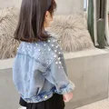 Manteau en jean pour filles veste d'automne et de printemps vêtements pour bébés filles nouvelle